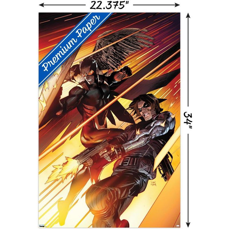 Trends International Marvel Comics Falcon and Winter Soldier - Team-Up Unframed Wall Poster Prints, 3 of 7