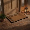 Evideco French Home Goods Sheltered Coir Doormat 30x18 Inch - 2 of 4
