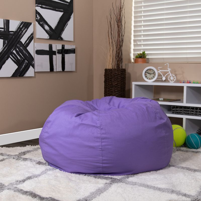 Emma and Oliver Oversized Bean Bag Chair for Kids and Adults, 2 of 9