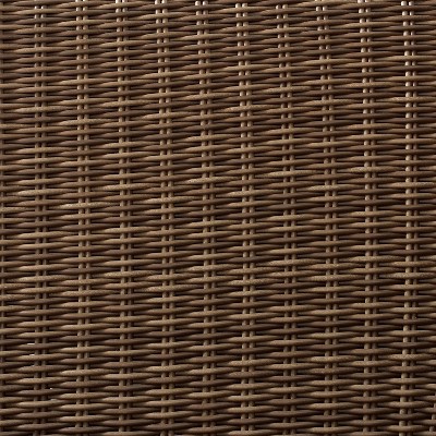 Bradenton Weathered Brown Outdoor Wicker 4pc Conversation Set