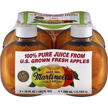Martinelli's Apple Juice - 4pk/10 fl oz Bottles