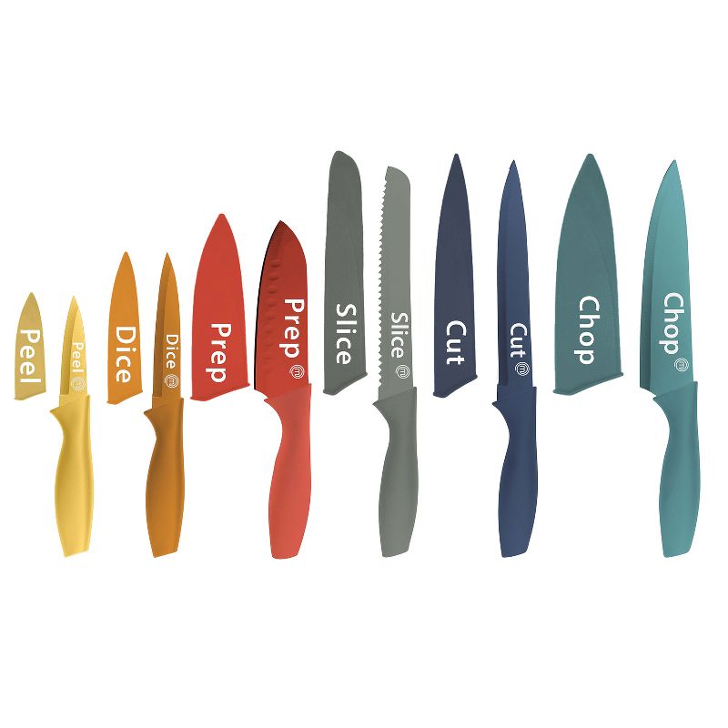 MasterChef® 12-Piece Colored Knife Set with Logo, 1 of 11