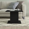 vidaXL Coffee Table Black Engineered wood Medium Coffee Table - 4 of 4