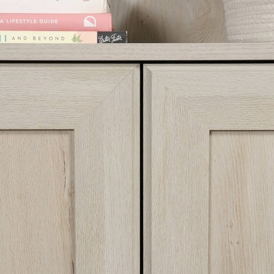 Chalked Chestnut Adjustable 5-Shelf Bookcase with Doors