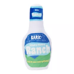 BARK Stinky Valley Ranch Junk Food Dog Toy - White/Blue/Green