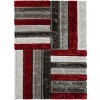 Luxe Weavers Lantanas Shag Geometric Area Rug, Modern, Stain Resistant, Plush Indoor Rug - 2 of 4