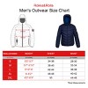 Rokka&Rolla Men's Light Puffer Jacket Coat - 2 of 4