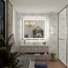 Apmir Super Bright Front & Back LED Lighted Anti-Fog Tempered Glass Bathroom/Vanity Mirror with ETL & 3-Year Warranty - 2 of 4