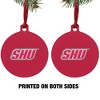 Sacred Heart University Primary Logo Aluminum Holiday Christmas Tree Ornament - 2 of 4
