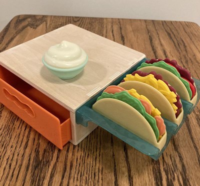  Play Food Set for Kids Mexican Taco Pretend Play Kitchen Toy  for Toddlers with Skillet and Realistic Food Accessories 21 Pieces Ages 3 4  5 6 7 8 : Toys & Games