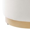 Modway Tilden 16 in. Round Performance Velvet Upholstered Ottoman - 3 of 4