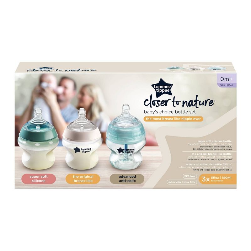 Tommee Tippee Baby Choice Bottle Set - 3pk, 3 of 10