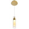 CWI Lighting Olinda LED Integrated Satin Gold Mini Pendant - 2 of 4