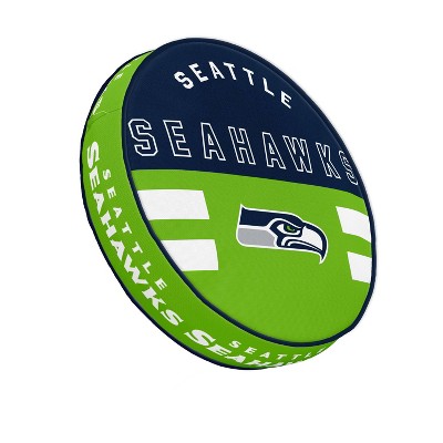 NFL Seattle Seahawks Circle Plushlete Pillow: Sports Team Logo, Indoor Use
