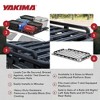 Yakima 76 by 65 Inch LockNLoad Perimeter Raised Rail Kit for Roof Rack, 4 Rails - 3 of 4