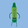 MerryMakers The Day The Crayons Quit Green 12" Plush - 3 of 3