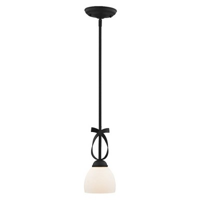 Livex Lighting Brookside 1 - Light Pendant in  Black