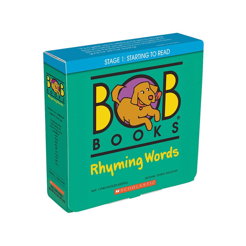Bob Books - Rhyming Words Box Set Phonics, Ages 4 and Up, Kindergarten, Flashcards (Stage 1: Starting to Read) - by  Lynn Maslen Kertell, 1 of 2