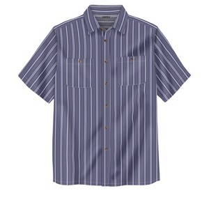 KingSize Men's Big & Tall Striped Short-Sleeve Sport Shirt - 1 of 4