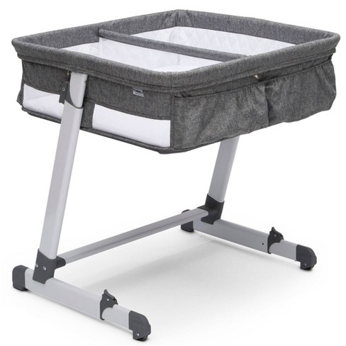 Delta Children Simmons Kids By The Bed City Sleeper Bassinet For Twins Gray Target