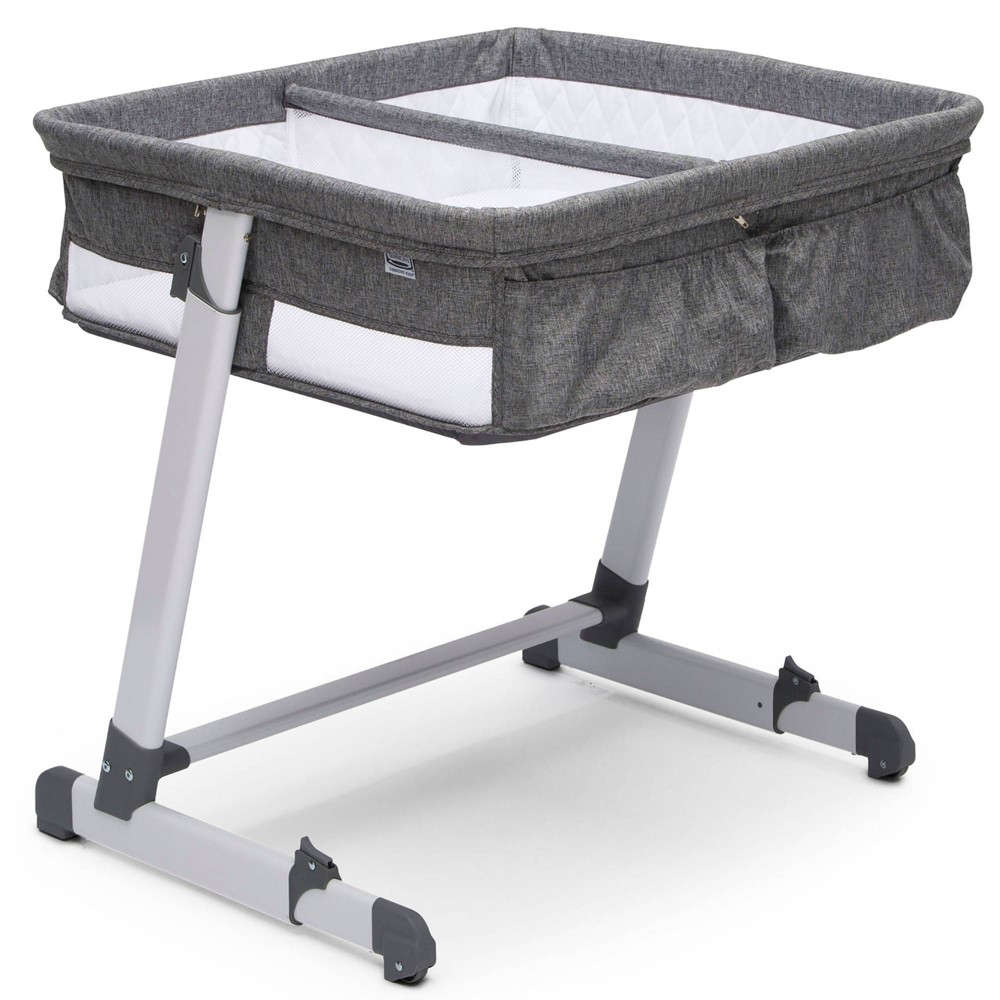 Photos - Cot Delta Children Simmons Kids' By The Bed City Sleeper Bassinet for Twins 