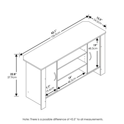 Espresso Theater-Inspired TV Stand with Concealed Storage