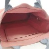 Wrapables Canvas Tote Bag for Women, Casual Cross Body Shoulder Handbag, Pink - 3 of 4