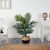 HomeStock  4 ft. Artificial Palm Tree in Planter for Indoor/Outdoor - 2 of 3