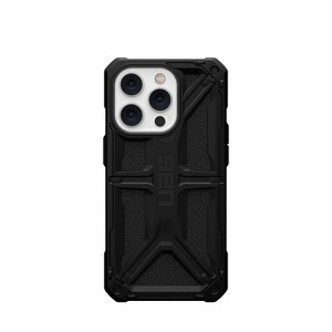UAG iPhone 14 Pro Case Monarch Series, Premium Carbon Fiber/Leather Inlay - 1 of 4