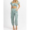 Women's CROP + CARGO JOGGER PANT SET - SUNDAYUP - 4 of 4