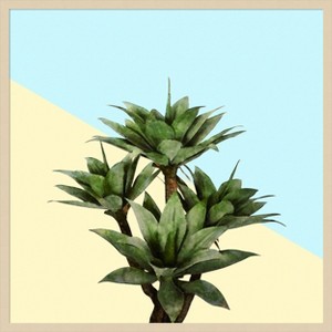 Amanti Art Agave 02 by Amini54 Wood Framed Wall Art Print - 1 of 4