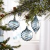 Iridescent Swirl Glass Ornament (Set of 12) - 2 of 4
