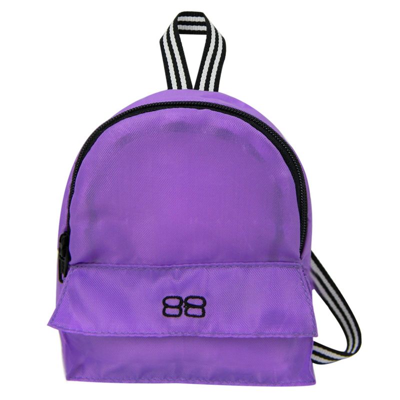 Sophia’s Nylon Backpack for 18" Dolls, Purple, 1 of 6