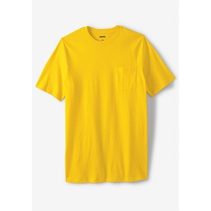 KingSize Shrink-Less Lightweight Longer-Length Crewneck Pocket T-Shirt - 1 of 4