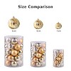 34 Pieces Shatterproof Christmas Ornaments, 1.57 in Plastic  Christmas Ball Decorations for Xmas Tree, Holiday Party Wedding Decor - 2 of 4