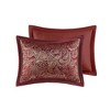 Sapphtopaz 5 Pcs Classic Jacquard Comforter Set Cozy Bedding Set, Bedspread Set with Throw Pillows, 1 Bedspread, Pillows, Machine Washable - 2 of 4