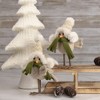 Northlight Standing Bird in Winter Apparel Christmas Figure - 9" - Beige and Green - 2 of 4