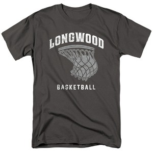 Longwood University Basketball Hoop Adult T-Shirt Black - 1 of 4