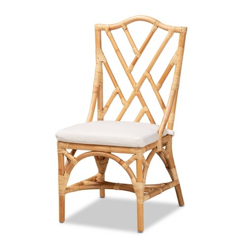 Sonia Rattan Chair Natural white Bali Pari Target