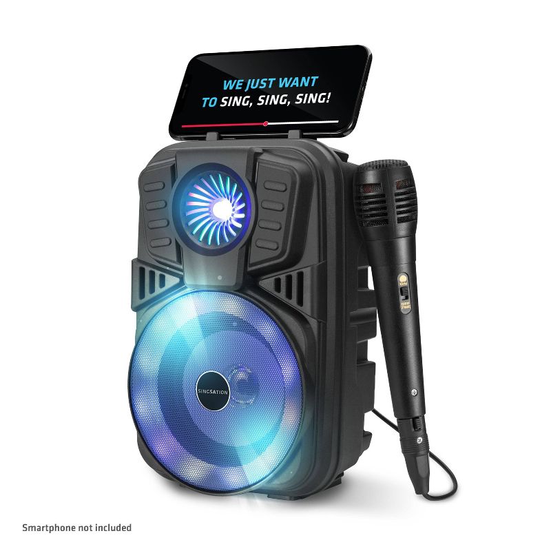 Singsation Party Vibe Rechargeable All-in-One Karaoke Party System SPKA21 - Black, 1 of 13