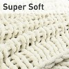 Catalonia 50"x60" Chunky Knit Blanket, Soft Plush Crochet Chenille Blanket, Knitted Yarn Blanket for Home Decor or Dorm Decor, Comfort Caring Gift - 4 of 4