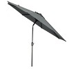 WestinTrends 9 Ft Outdoor Patio Market Table Umbrella with Square Plastic Fillable Base - 2 of 4