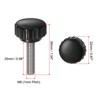 Unique Bargains Plastic Threaded Bolt Knurled Clamping Knob Thumb Screws 6 Pcs - 2 of 4