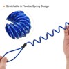 Unique Bargains Steel Spring Luggage Locking Security Cable with Double Loops - 3 of 4