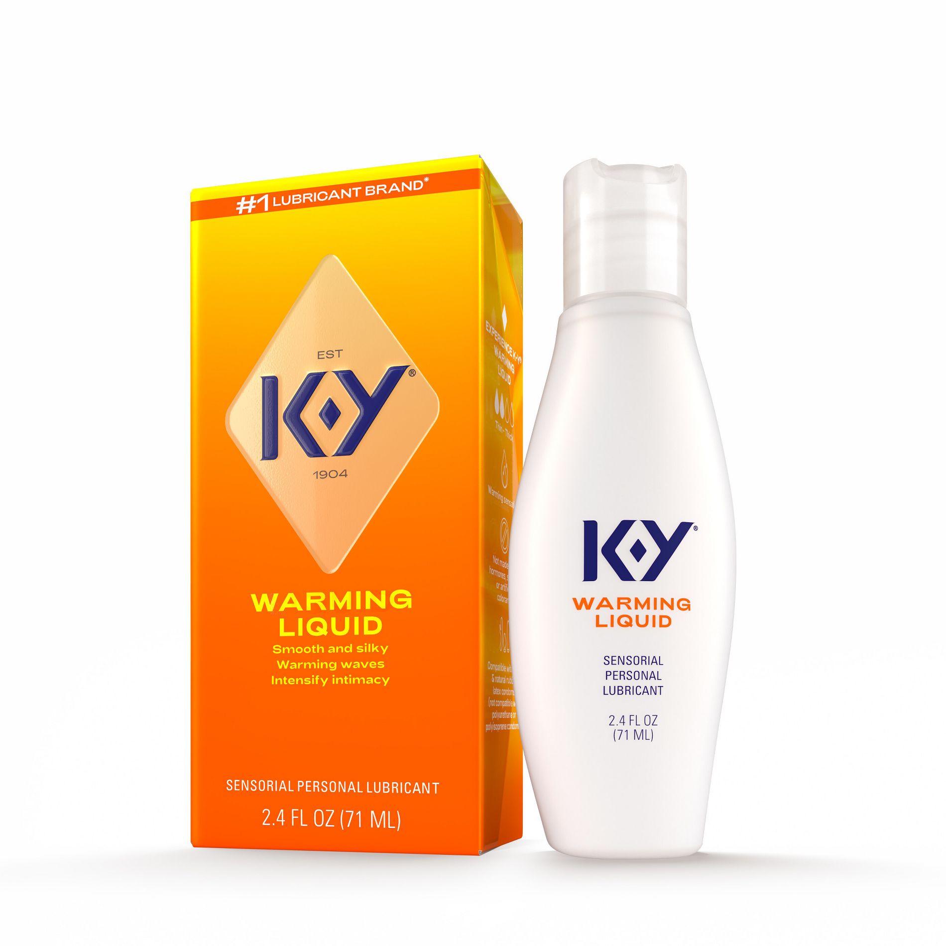 K-Y Warming Liquid Personal Lube - 2.4oz