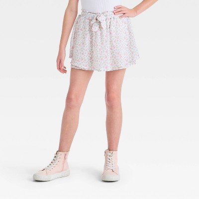 Girls' Chiffon 'Floral' Skort - Cat & Jack™