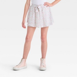 Girls' Chiffon 'Floral' Skort - Cat & Jack™ - 1 of 3