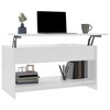 vidaXL Coffee Table High Gloss White 40.2"x19.7"x20.7" Engineered Wood - 4 of 4