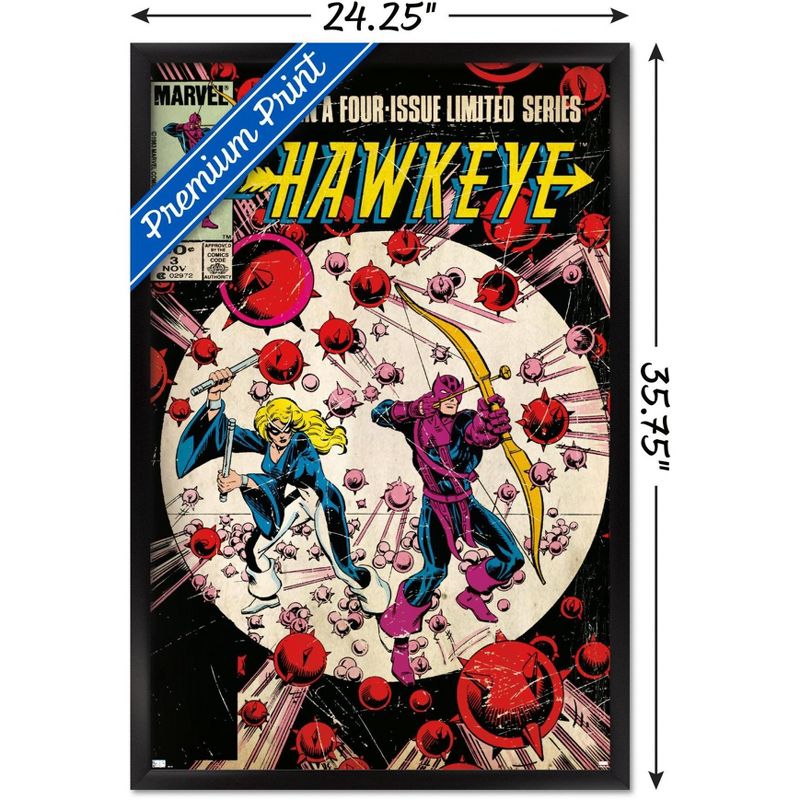 Trends International Marvel Comics - Hawkeye - Cover Art Framed Wall Poster Prints, 3 of 7