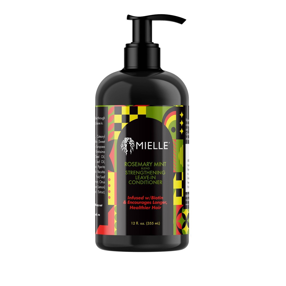 Mielle Organics BHM Rosemary Mint Strengthening Leave-In Conditioner - 12 fl oz